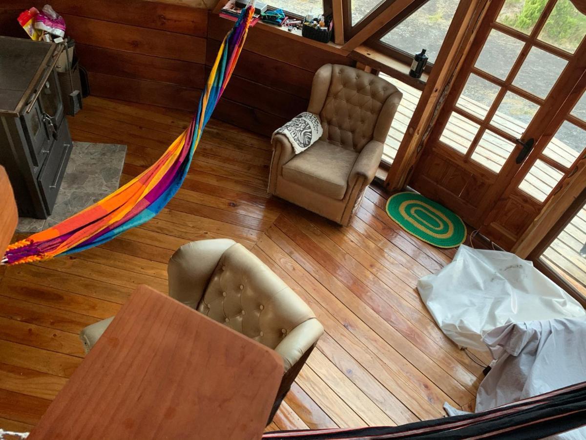 Domo Conguillio Conecta con tu energía sagrada junto al Salto Truful Truful con una vista majestuosa que podrás disfrutar en una tinaja Una experiencia que alineará tu espíritu y tu energía interior Vívelo Melipeuco Exterior foto