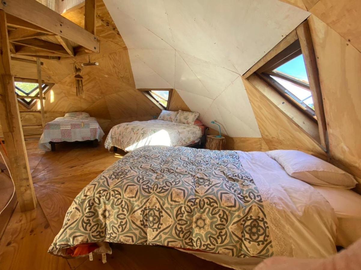 Domo Conguillio Conecta con tu energía sagrada junto al Salto Truful Truful con una vista majestuosa que podrás disfrutar en una tinaja Una experiencia que alineará tu espíritu y tu energía interior Vívelo Melipeuco Exterior foto