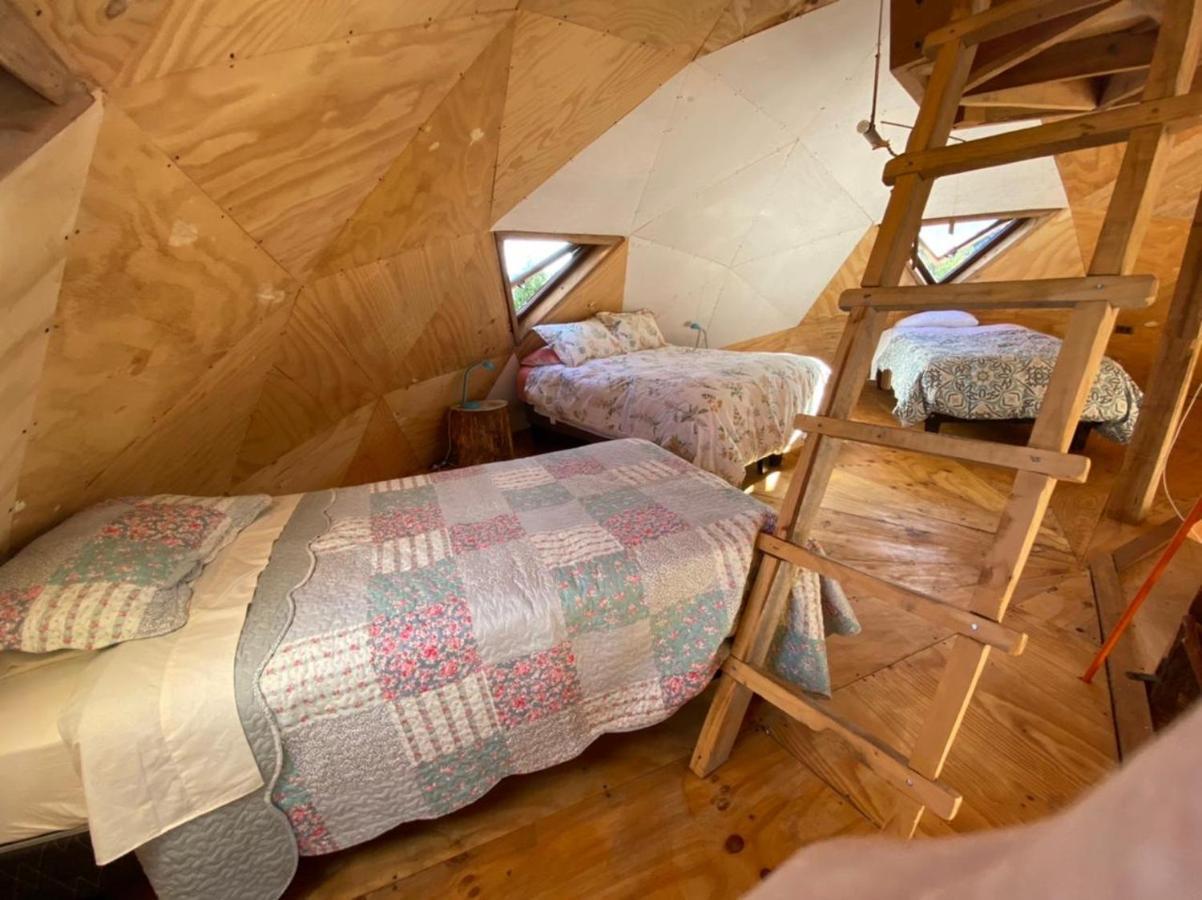 Domo Conguillio Conecta con tu energía sagrada junto al Salto Truful Truful con una vista majestuosa que podrás disfrutar en una tinaja Una experiencia que alineará tu espíritu y tu energía interior Vívelo Melipeuco Exterior foto