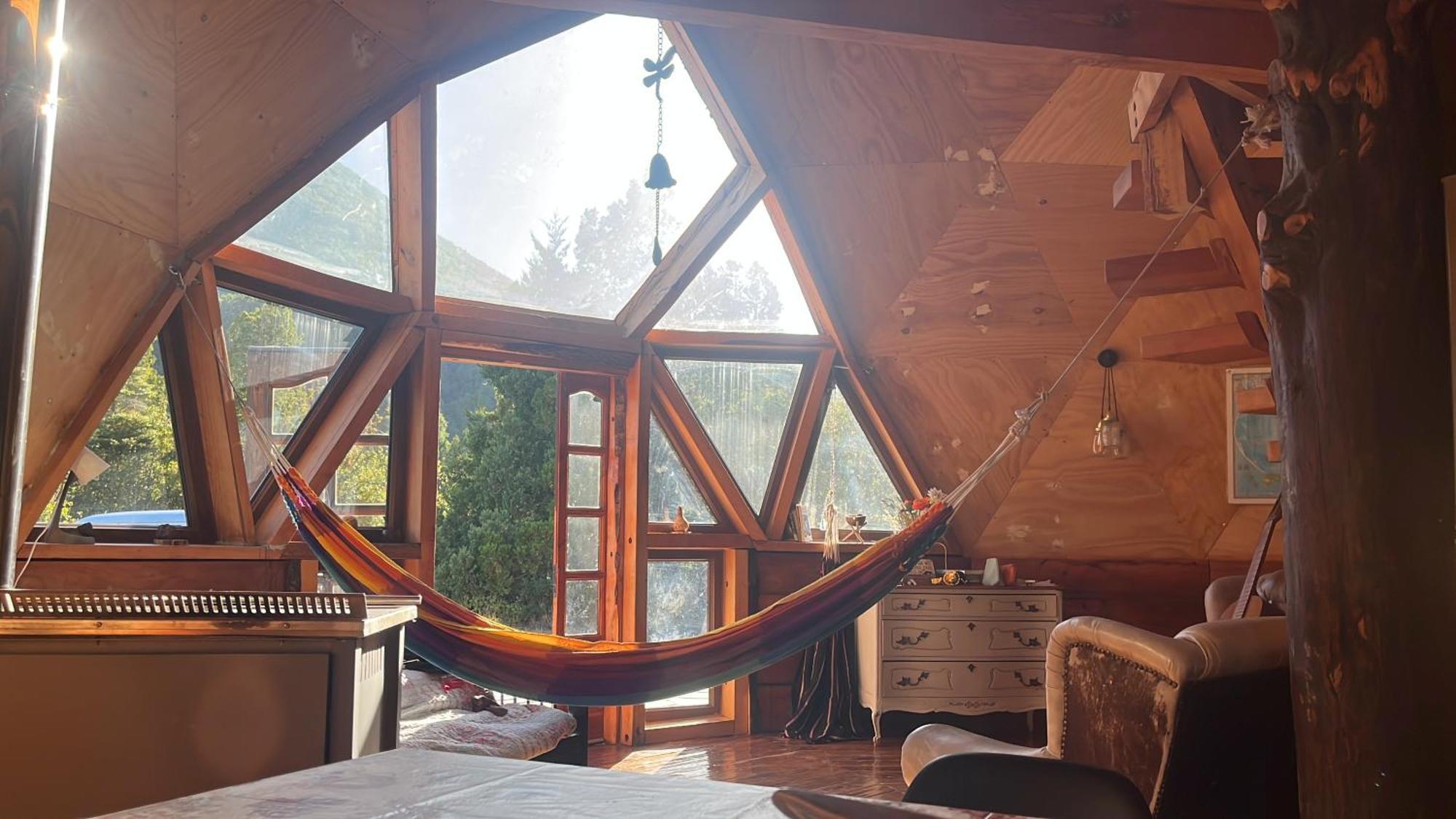 Domo Conguillio Conecta con tu energía sagrada junto al Salto Truful Truful con una vista majestuosa que podrás disfrutar en una tinaja Una experiencia que alineará tu espíritu y tu energía interior Vívelo Melipeuco Exterior foto
